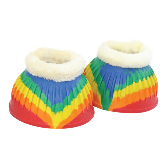 EUREKA – RAINBOW VELCRO BELL BOOTS - Rugs4horses