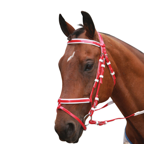 SHOWCRAFT – PVC HANOVERIAN EVENT BRIDLE - Rugs4horses