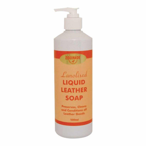 EQUINADE – LIQUID LEATHER SOAP – 500ML - Rugs4horses