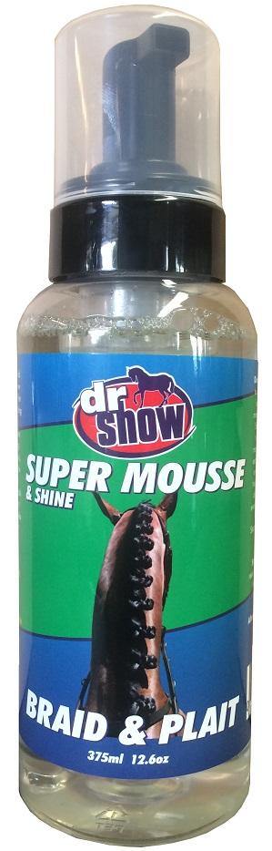 DR SHOW – DR SHOW SUPER MOUSSE BRAID & PLAIT – 375ML - Rugs4horses